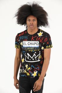 Montfleuri Paris Tričko El Chapo, Veľkosť L, Farba čierna