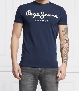 Pepe Jeans London Tričko Pepe Jeans, Veľkosť L, Farba modrá