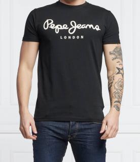 Pepe Jeans London Tričko Pepe Jeans, Veľkosť XL, Farba čierna