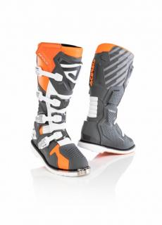 Acerbis MX TOPÁNKY X-RACE - ORANŽOVÉ/ŠEDÉ (Acerbis MX čižmy X-RACE - ORANŽOVÉ/ŠEDÉ)