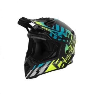 Acerbis Prilba STEEL CARBON 2024 22-06 - LIGHT BLUE/FLUO YELLOW