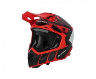 Acerbis PRILBA X-TRACK H-22-06 - ČERVENÁ/ČIERNA