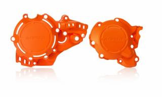 Chrániče motora Acerbis X-POWER SADA PROT. 2-TAK 250+300 17/19 - KTM -HUSKY - oranžové