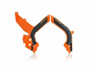 Chrániče rámu Acerbis X-GRIP KTM EXC 20/23 - ORANŽOVÁ/ČIERNA