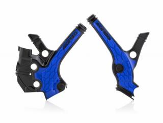 Chrániče rámu Acerbis X-GRIP YAMAHA YZ 65 18-24 - ČIERNA/MODRÝ