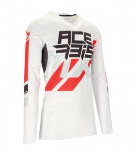 Dres Acerbis MX X -FLEX THREE - RED/WHITE