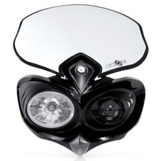 Maska so svetlom Acerbis CYCLOPE HEADLIGHT - BLACK (Dostupnosť do vypredania zásob u dodávatela)