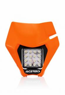 Maska so svetlom Acerbis VSL HEADLIGHT KTM 20/23 - oranžové