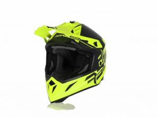 Motokrosová Prilba Acerbis STEEL CARBON - YELLOW