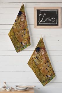 2-set utierok PANAMA KITCHEN TOWEL - Gustav Klimt | KISS