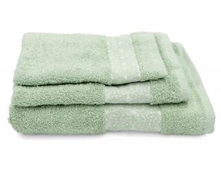 3 Sada uterákov a osušky VICTORIA Green lily