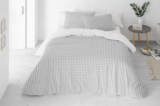 Áčko a.s. Ružomberok 4 set perkalových obliečok OXFORD Light Grey, Vyberte rozmer Predĺžené: 2ks (70x90), 2ks (140x220)
