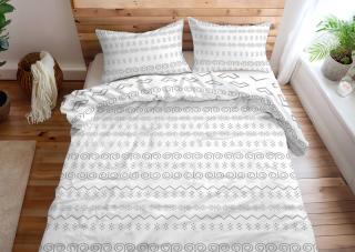 Áčko a.s. Ružomberok Chalupárske obliečky - FLANEL Čičmany Grey, Vyberte rozmer 10x súprava - 140 x 200 + 70 x 90