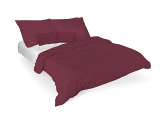 Áčko a.s. Ružomberok Damaškové obliečky Burgundy - 4 set