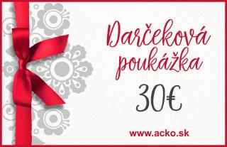 Áčko a.s. Ružomberok Darčeková poukážka 30€