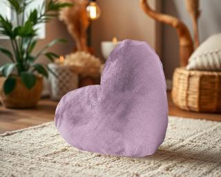 Áčko a.s. Ružomberok Dekoračný vankúš VELVET SRDIEČKO Lavender