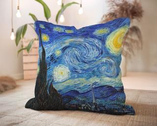 Áčko a.s. Ružomberok Dekoračný vankúš Vincent van Gogh - STARRY NIGHT