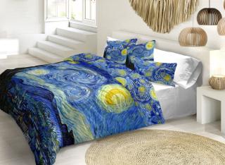 Áčko a.s. Ružomberok Obliečky MAKOSATÉN Vincent van Gogh - Hviezdna Noc, Typ balenia Darčekové balenie: 2x (70x90, 140x200)