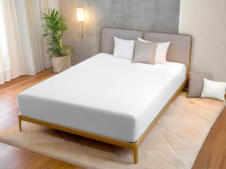 Áčko a.s. Ružomberok Plachta SUPER STRETCH Jersey Biela, Vyberte rozmer 90 x 200 cm