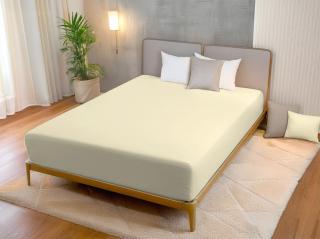 Áčko a.s. Ružomberok Plachta SUPER STRETCH Jersey Prírodná, Vyberte rozmer 90 x 200 cm