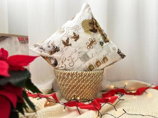 Áčko a.s. Ružomberok Vianočný vankúš X-MAS Zlatá