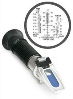 Refraktometer AdBlue,Chladiace zmesi G11,12,13,elektrolyt + ostrekovač