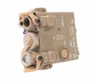 Box PEQ DBAL-A2, LED svietidlo, laser, tan, WADSN + doprava zdarma