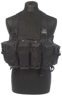 Chest Rig Tactical, čierny, ACM + doprava zdarma