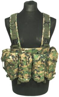 Chest Rig Tactical, digital woodland, ACM + doprava zdarma