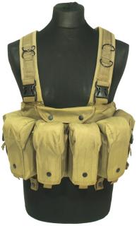 Chest Rig Tactical, TAN, ACM + doprava zdarma