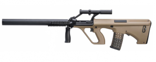 Steyr AUG A1 Phantom, tlmič, TAN, Snow Wolf, SW-020-AM + doprava zdarma