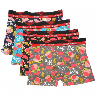 SET 4ks - Bambusové boxer šortky 3227 Veľkosť: XL