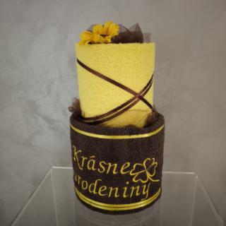 Darček z osušiek: Krásne narodeniny + štvorlístok 093/0608