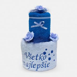 Darček z osušiek: Všetko najlepšie + kvietky