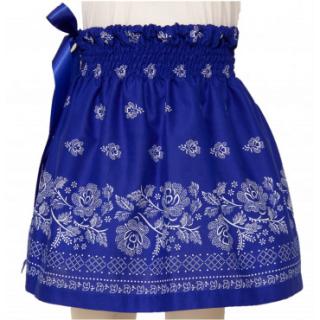 Folklórna sukňa malá- modrá