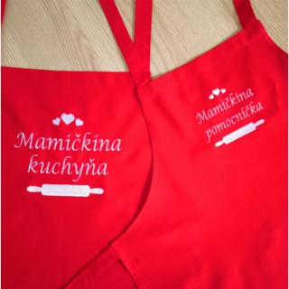 Set kuchynských záster mama a dieťa (4-6 rokov)