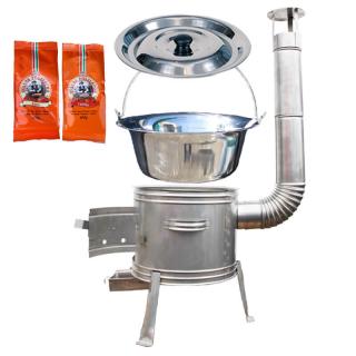 Green home kotlík na guláš nerez 20 l 1,2 mm INOX, Green home nerezová kotlina 0,8 mm 42 cm INOX, pokrievka nerez INOX, paprikové korenie na guláš - MIX 100 g
