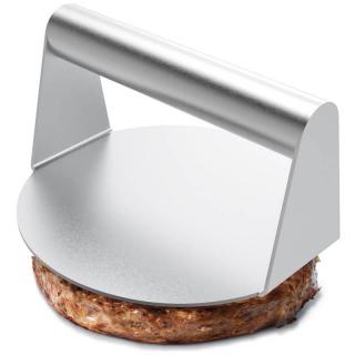 Green home Nerezový lis na mäso 14 cm HAMBURGER