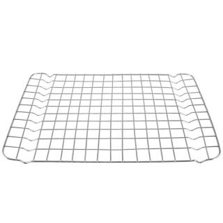 Green home Nerezový rošt na pekáč na grilovanie a pečenie 39 x 25 cm