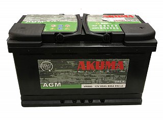 AKUMA AGM AKUMA AGM 12V 80Ah 800A VR 800