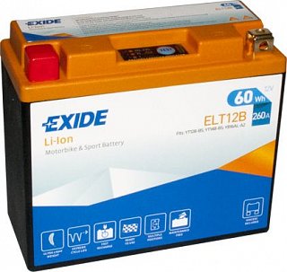 Akumulátor Exide Li-ion ELT12B 12V 5Ah 260A