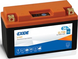 Akumulátor Exide Li-ion ELT9B 12V 3Ah 190A