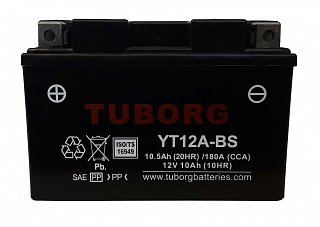 Akumulátor TUBORG AGM YT12A-BS 12V 10,5AH 180A