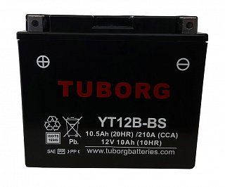 Akumulátor TUBORG AGM YT12B-BS 12V 10,5AH 210A