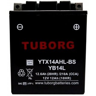 Akumulátor Tuborg YTX14AHL-BS 12V 12,6Ah 210A AGM