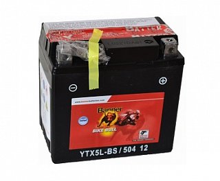 BANNER Banner 50412 12V 4Ah 80A YTX5L-BS