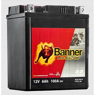BANNER BANNER 50614 12V 6AH 100A YTX7L-BS