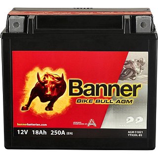 BANNER Banner 51821 12V 18Ah 250A YTX20L-BS
