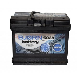 BJORN AGM 12V 60AH 680A BAGM0600