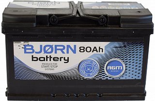 BJORN Bjorn AGM 12V 80Ah 800A BAGM0800